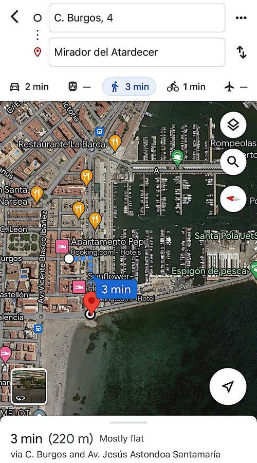 Santa Pola Port, Sea View, Vista Del Mar Appartement Buitenkant foto